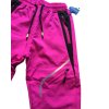 Dívčí softshellové kalhoty teplé SEZON - SF-1929 (Barva růžová, Velikost 164)