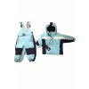 Chlapecký a Dívčí komplet Bunda Kalhoty oteplený zimní PENG MING - MP21001 (Barva modrá světlá, Velikost  98)
