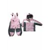 Dívčí komplet Bunda Kalhoty oteplený zimní PENG MING - MP21002 (Barva růžová, Velikost  98)