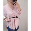 Tunika oversize dlouhý rukáv dámské nadrozměr (2XL/3XL ONE SIZE) ITALSKá MóDA IM321ANABELA (Velikost 2XL/3XL, Barva Černá)