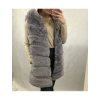 Vesta kožíšek dámská s kapucí (one size s/l) ITALSKá MODA IMT2031120/DR (Velikost S/M/L, Barva Černá)