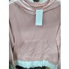 Mikina se spodničkou dlouhý rukáv dámská (S/M ONE SIZE) ITALSKá MÓDA IM921002/DR (Velikost S/M/L, Barva tmavě béžová)