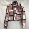 Kabát krátky dlouhý rukáv dámský (S/L ONE SIZE) ITALSKÁ MÓDA IMM21754/DR (Velikost S/M/L, Barva hnědá)