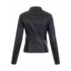 Bunda koženková dlouhý rukáv dámská (XS-XXL) MA521B1101-1/DR (Velikost XS)