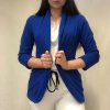 Sako tenké jarní dlouhý rukáv dámské (S/M ONE SIZE) ITALSKÁ MÓDA IMD21189/DR (Velikost S/M/L, Barva bílá)