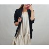 Sako tenké jarní dlouhý rukáv dámské (S/M ONE SIZE) ITALSKÁ MÓDA IMD21189/DR (Velikost S/M/L, Barva bílá)
