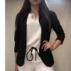 Sako tenké jarní dlouhý rukáv dámské (S/M ONE SIZE) ITALSKÁ MÓDA IMD21189/DR (Velikost S/M/L, Barva bílá)