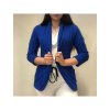 Sako tenké jarní dlouhý rukáv dámské (S/M ONE SIZE) ITALSKÁ MÓDA IMD21189/DR (Velikost S/M/L, Barva bílá)