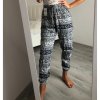 Kalhoty vzorované dlouhé dámské (S-XXL) TURECKÁ MODA TM921A-362/DR