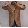 Bunda/Kabát dlouhý rukáv dámská (L/XL ONE SIZE) ITALSKÁ MODA IM4211311/DR (Velikost S/M/L, Barva béžová)
