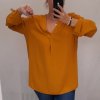 Šaty košilové s páskem dlouhý rukáv dámské (2XL/3XL ONE SIZE) ITALSKÁ MÓDA IM321525/DR (Velikost 2XL/3XL, Barva Černá)
