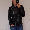 Bunda Křivák koženková dámská nadrozměrná  (3xl-7xl) LANMAS ITALSKá MODA IM921R-115/DR