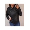 Bunda Křivák koženková nadrozměrná dámska (3XL-7XL) S. West MA121BRO120-1/DR