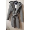 Kabát flaušový dámský (S/M ONE SIZE) ITALSKÁ MÓDA IMM2182352 (Velikost S/M/L, Barva béžová)
