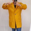Kabát flaušový beránek dámský (L/XL ONE SIZE) ITALSKá MóDA IM321595/DR