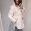 Bunda slabá jarní šusťáková dámská (S/L ONE SIZE) ITALSKÁ MÓDA IMM2183013/DR (Velikost S/M/L, Barva béžová)