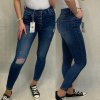 Kalhoty rifle jeans dlouhé push up dámské (XS-XL) M.SARA MA620S3977G-2/DR