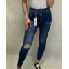 Kalhoty rifle jeans dlouhé push up dámské (XS-XL) M.SARA MA620S3977G-2/DR
