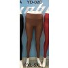 Legíny dlouhé dámské nadrozměr (2xl-5xl) SUNBIRD MA620YD-02C/DR (Velikost 2XL/3XL, Barva hnědá)