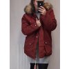 Kabát parka zimní dámská nadrozměr (3XL-7XL) POLSKÁ  MÓDA MTN21MHM-W557BIG