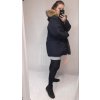 Kabát parka zimní dámská nadrozměr (3XL-7XL) POLSKÁ  MÓDA MTN21MHM-W557BIG