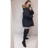 Kabát parka zimní dámská nadrozměr (3XL-7XL) POLSKÁ  MÓDA MTN21MHM-W557BIG