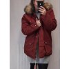 Kabát parka zimní dámská nadrozměr (3XL-7XL) POLSKÁ  MÓDA MTN21MHM-W557BIG