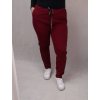 Kalhoty dlouhé dámské nadrozměr (3XL/4XL ONE SIZE) ITALSKÁ MÓDA IMWQ21185 (Velikost 3XL/4XL, Barva tmavě modrá)