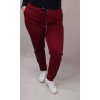 Kalhoty dlouhé dámské nadrozměr (3XL/4XL ONE SIZE) ITALSKÁ MÓDA IMWQ21185 (Velikost 3XL/4XL, Barva tmavě modrá)