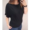 Tunika s vodou krátký rukáv dámské neon (L/XL ONE SIZE) ITALSKÁ MÓDA IMD22VODA/DR (Velikost S/M/L, Barva Černá)