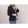 Sako tenké jarní dlouhý rukáv dámské (S/M ONE SIZE) ITALSKÁ MÓDA IMD21755/DR (Velikost S/M/L, Barva červená)