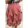 Sukně elegantní dámská (uni s/m) ITALSKá MóDA IMM20202 (Velikost S/M/L, Barva Černá)
