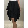 Sukně elegantní dámská (uni s/m) ITALSKá MóDA IMM20202 (Velikost S/M/L, Barva Černá)