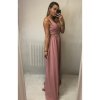 Šaty dlouhé společenské elegantní plesové dámské (UNI S/M) ITALSKÁ MÓDA IMM20FL5620 (Velikost S/M/L, Barva bílá)