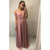 Šaty dlouhé společenské elegantní plesové dámské (UNI S/M) ITALSKÁ MÓDA IMM20FL5620 (Velikost S/M/L, Barva bílá)