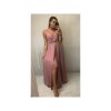 Šaty dlouhé společenské elegantní plesové dámské (UNI S/M) ITALSKÁ MÓDA IMM20FL5620 (Velikost S/M/L, Barva bílá)