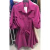 Šaty elegantní košilové 3/4 dlouhý rukáv dámské (UNI S/M) ITALSKÁ MÓDA IMM20817 (Velikost S/M/L, Barva Černá)