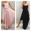 Šaty dlouhé na ramínkách letní dámské (uni s-m) ITALSKá MóDA IMM20MS52120/DR (Velikost S/M/L, Barva Černá)