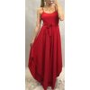 Šaty dlouhé na ramínkách letní dámské (uni s-m) ITALSKá MóDA IMM20MS52120/DR (Velikost S/M/L, Barva Černá)