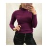 Tričko rolák elegantní dlouhý rukáv dámský (S/M ONE SIZE) ITALSKÁ MÓDA IMM201200/DR (Velikost S/M/L, Barva bílá)