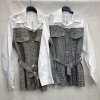 Košile dlouhý rukáv dámská (S/M ONE SIZE) ITALSKÁ MÓDA IMM21282/DR (Velikost S/M/L, Barva Černá)
