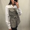 Košile dlouhý rukáv dámská (S/M ONE SIZE) ITALSKÁ MÓDA IMM21282/DR (Velikost S/M/L, Barva Černá)