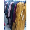 Šaty mikinové dlouhý rukáv dámské (UNI S/M) ITALSKÁ MÓDA IMM20812/DR (Velikost S/M/L, Barva bílá)