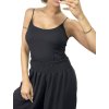 Tílko body dámské na ramínka  (uni s/m) ITALSKá MóDA IMM20625/DR (Velikost S/M/L, Barva bílá)