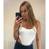 Body na ramínka dámské (S/M ONE SIZE) ITALSKÁ MÓDA IMM211583
