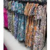 Šaty carmen žabičkované dámské (S/M ONE SIZE) ITALSKÁ MÓDA IMM21803/DR (Velikost S/M/L, Barva modrá)