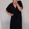 Šaty letní krátký rukáv dámské nadrozměrné (XL/6XL ONE SIZE) ITALSKÁ MÓDA IMM211128/DR (Velikost XL-6XL, Barva červená cihlová)