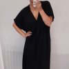 Šaty letní krátký rukáv dámské nadrozměrné (XL/6XL ONE SIZE) ITALSKÁ MÓDA IMM211128/DR (Velikost XL-6XL, Barva červená cihlová)