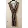 Šaty letní icecool bez rukávů dámské (S/M ONE SIZE) ITALSKÁ MÓDA IMM21707 (Velikost S/M/L, Barva hnědá leopard)