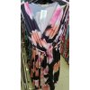 Šaty letní icecool bez rukávů dámské (S/M ONE SIZE) ITALSKÁ MÓDA IMM21707 (Velikost S/M/L, Barva hnědá leopard)